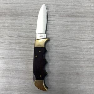 Kershaw Folding Field II Knife Model 1040 Japan Sandalwood handle Finger Groove